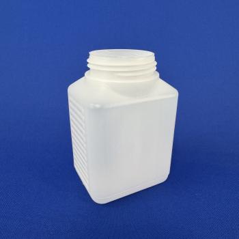 500 ml Flasche E, PE, natur, eckig, 32g (ab 0,61/Stück inkl. Versand)