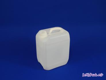 5 Liter Kanister, PE, natur, 180g (ab 1,–/Stück inkl. Versand)