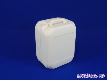 10 Liter Kanister, HDPE, weiß, 430g (ab2,11/Stück inkl. Versand)