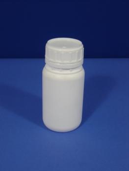 0,25 Liter Flasche, rund, weiß, Flour (ab 0,73 inkl.Versand)