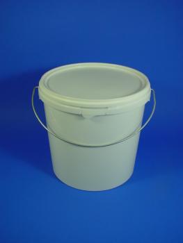 10,5 Liter Eimer, PP, weiß, RZ rund-zyl. (ab 1,30/Stück inkl. Versand)