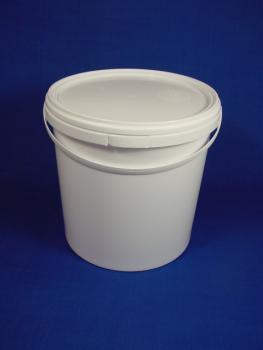 10,9 Liter Eimer, PP, weiß, RZ rund-zyl. KB (ab 1,22/Stück inkl. Versand)