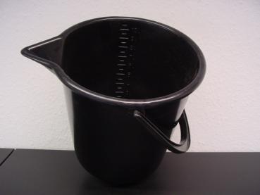 10 Liter Laboreimer, PP, schwarz