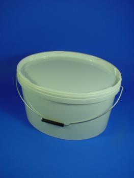 15 Liter Eimer, PP, weiß, oval, Groku (ab 3,03/Stück inkl. Versand)