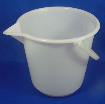 17 Liter Eimer, PP, natur, rund-konisch,