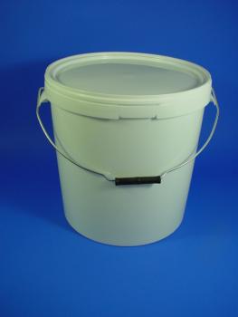 21,5 Liter Eimer, PP, weiß, rund-konisch (ab 3,32/Stück inkl. Versand)