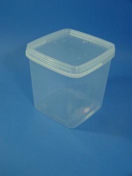 5,5 Liter Eimer, PP, klar, eckig (ab 1,01/Stück inkl. Versand)