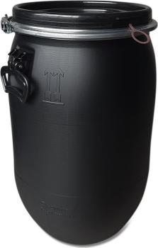 60 Ltr SDF, Regranulat-HDPE, schwarz, rund, 3,1kg SIEPE (ab 14,26/Stück inkl. Versand)