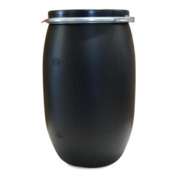 120 Ltr SDF, Regranulat-HDPE, schwarz, rund, SIEPE (ab 26/Stück inkl. Versand)