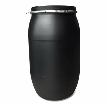 220 Ltr SDF, Regranulat-HDPE, schwarz, rund, 8kg, SIEPE (ab 41/Stück inkl. Versand)