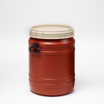64,5 Liter Superweithalsfass, PE, braun (ab 68€/Stück inkl. Versand)