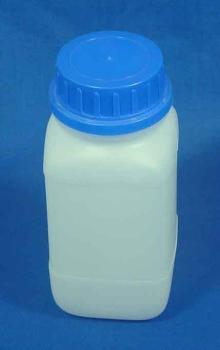 500 ml Flasche, Serie: 310, UN, PE, natur, quadratisch, OVerschluss DIN 54