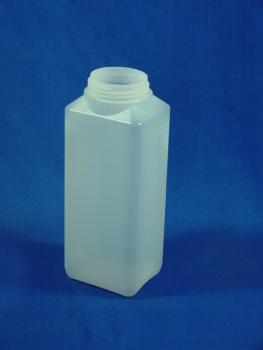 1000 ml Flasche E, PE, natur, eckig, 50g (ab 0,78/Stück inkl. Versand)
