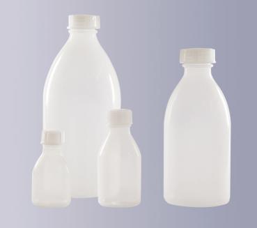 10 ml Enghalsflasche, LDPE, natur, rund (ab 0,39/Stück inkl. Versand)