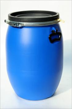 60 Liter SDFass RSTK, PE, blau, rund, 2,0 kg (ab 20,81/Stück inkl. Versand)
