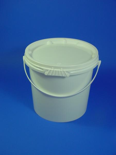5,5 Liter Eimer, PP, weiß, rund-konisch (ab 1,61/Stück inkl. Versand)