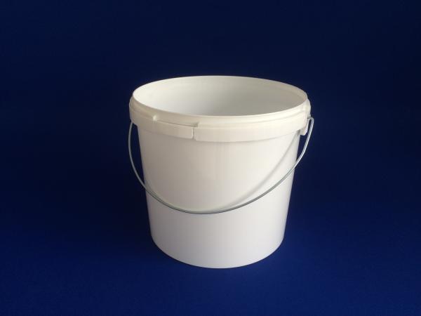 12,5 Liter Eimer, PP, weiß, rund-konisch (ab 2,41/Stück inkl. Versand)