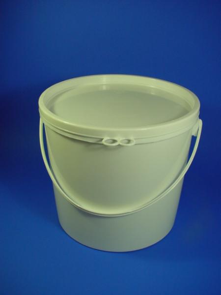 18 Liter Hobbock,PE, weiß, rund-konisch (ab 4,77/Stück inkl. Versand)