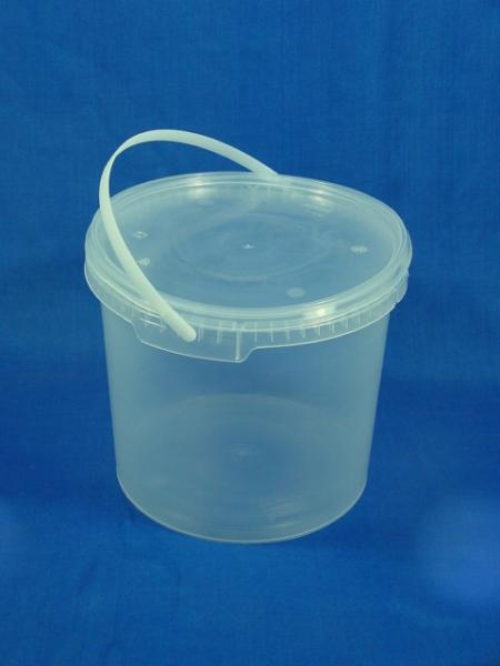 5,5 Liter Eimer, PP, klar, rund-zylindri (ab 0,77/Stück inkl. Versand)