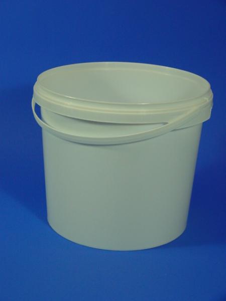 5,5 Liter Eimer, PP, weiß, rund-konisch (ab 0,64/Stück inkl. Versand)