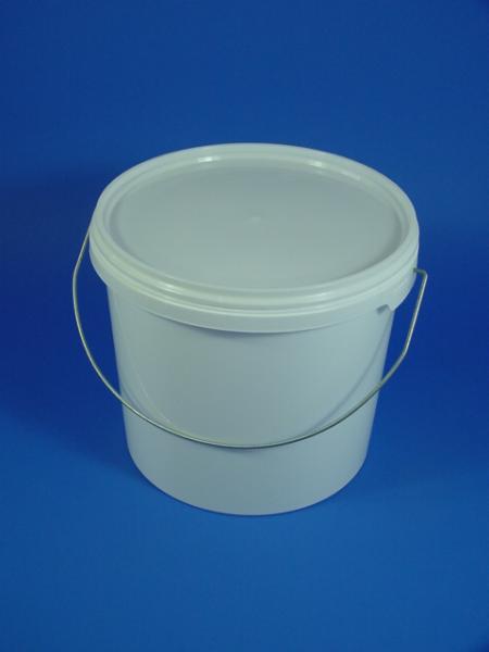 5,5 Liter Eimer, PP, weiß, rund-konisch (ab 0,71/Stück inkl. Versand)