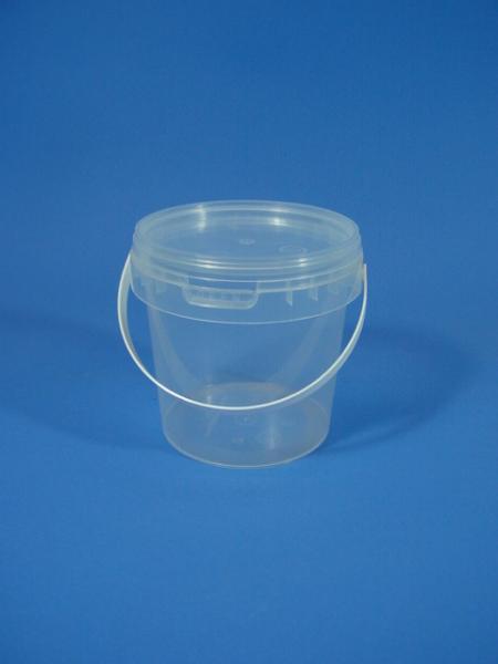 550 ml Eimer, PP, klar, rund (ab 0,28/Stück inkl. Versand)