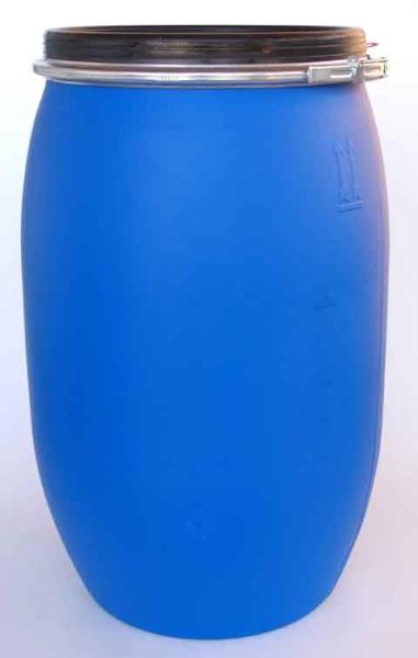 120 Liter SDFass, PE, blau, rund, 4,0kg (ab 22,05/Stück inkl. Versand)