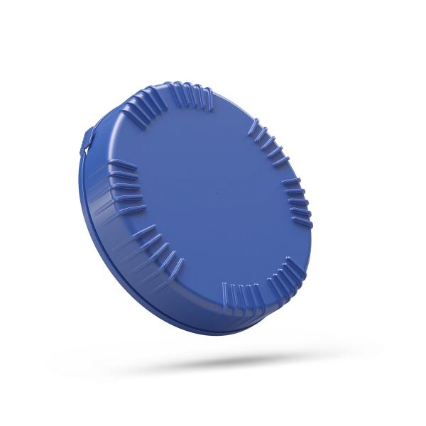 Verschluss DIN 100 OV, PE, blau (ab 1,22/Stück inkl. Versand)