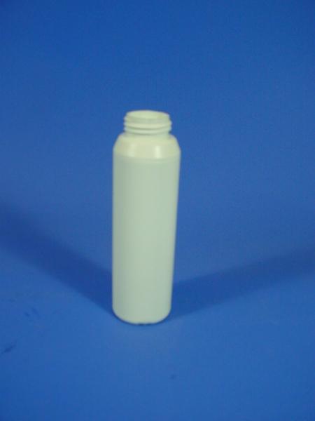 125 ml Flasche, PE, weiß, rund, 12g (ab 0,19/Stück inkl. Versand)
