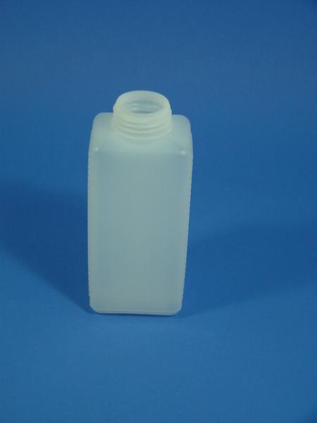 500 ml Flasche H, PE, natur, eckig (ab 0,72/Stück inkl. Versand)
