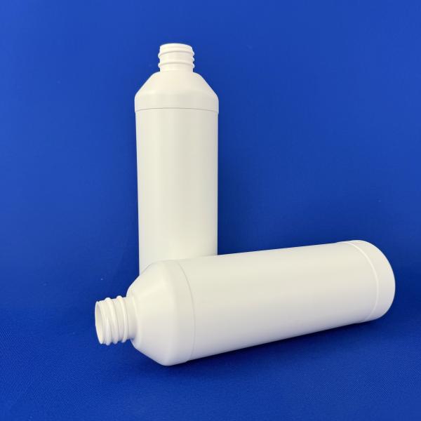 500 ml Flasche D, PE, weiß, rund, 38g (ab 0,32/Stück inkl. Versand)