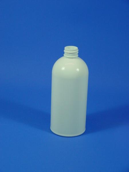 500 ml Flasche B, PET, weiß, rund, 29g (ab 0,21/Stück inkl. Versand)