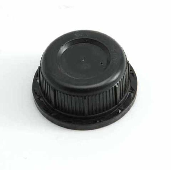 Verschluss Nr.45, Vent, PE, schwarz, Bergiplast (ab 0,39/Stück inkl. Versand)