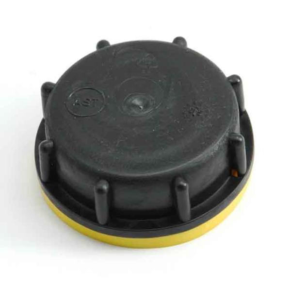 Verschluss Nr.61, PE, schwarz OV GELB gesteckt