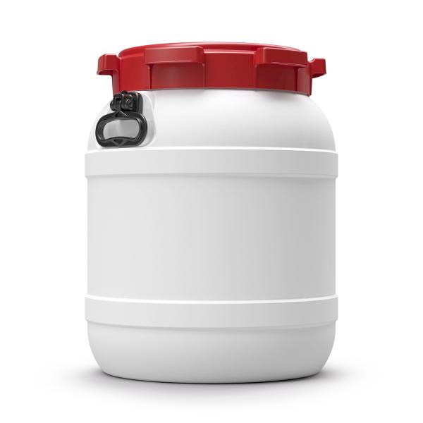 55 Liter Schraubdeckelfass, PE, weiß (ab 42€/Stück inkl. Versand)