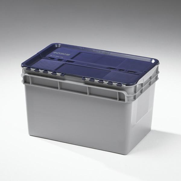 60 Liter Kiste UN, Deckel blau