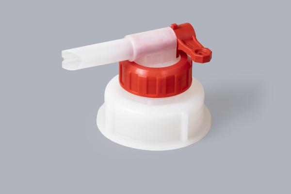 Dosierhahn Nr.61, natur/rot (ab 1,19/Stück inkl. Versand)