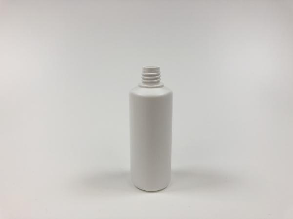 100 ml Flasche, PE, weiß, rund, 11g (ab 0,18/Stück inkl. Versand)